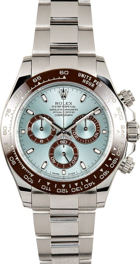 pre owned rolex daytona platinum|Rolex daytona 50th anniversary price.